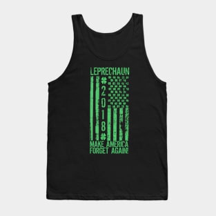 Leprechaun Make America Forget Again Tank Top